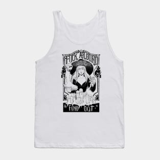 Don't Fuck With Witches B&W Tank Top